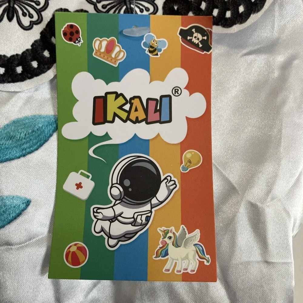 Ikali Costume Dress Girls 3-4T Multi-Color NEW Encanto Day Of The Dead Z116